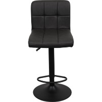 Scaun de bar Deco SB-044 BlackPU WAX424 imaginea #2 — magazin online Desire.md