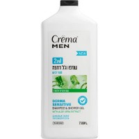 Шампунь для волос Crema Men Derma 2in1 Sensitiv 700ml (353297)