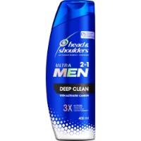 Шампунь для волос Head & Shoulders Ultra Men Deep Clean 2in1 400ml