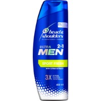 Шампунь для волос Head & Shoulders Ultra Men Sports Fresh 2in1 400ml 