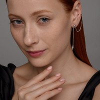 Серьги SOLOVOV JEWELRY 94170170 1,99gr фото №4 — интернет-магазин Desire.md