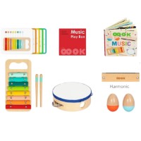 Set de instrumente muzicale Tooky Toy Montessori Play Box: Music (55012) imaginea #2 — magazin online Desire.md
