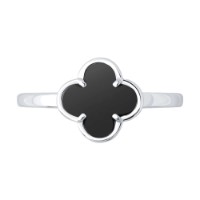 Кольцо из серебра с ониксом Sokolov 83010266 s.19 1,81g фото №2 — интернет-магазин Desire.md