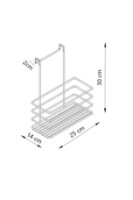 Suport bucătărie Tekno-tel 14x25x30cm Black SF004n imaginea #3 — magazin online Desire.md