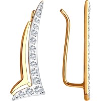 Серьги SOLOVOV JEWELRY 51-120-01635-1 1,54gr