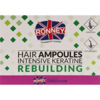 Fiole pentru păr Ronney Hair Ampoules Intensive Keratine 6x10ml imaginea #2 — magazin online Desire.md