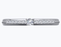 Inel aur alb cu zirconii Diamant 52-110-01994-1 s.16 1,07g imaginea #4 — magazin online Desire.md