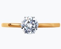 Кольцо из золота с фианитом Sokolov 016788-3 s.17 1,41g фото №5 — интернет-магазин Desire.md