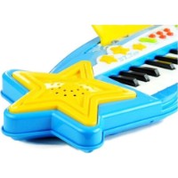 Pian electronic cu microfon New World MTK005B Blue imaginea #2 — magazin online Desire.md