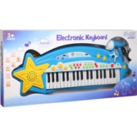 Pian electronic cu microfon New World MTK005B Blue imaginea #4 — magazin online Desire.md