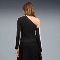 Женский лонгслив Puma T7 Asymmetric Puma Black, s.XL фото №3 — интернет-магазин Desire.md