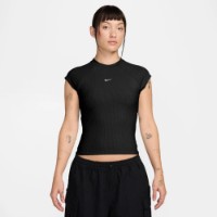 Tricou de dame Nike Sportswear Chill Knit Black/Sail, s.M imaginea #1 — magazin online Desire.md