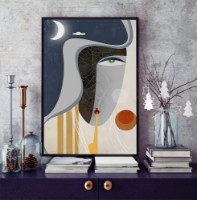 Pictură ArtShop Abstract Face 3 30x45cm (PA119-XL-L)