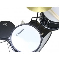 Детская барабанная установка Clifton Childrens Drum Kit Black фото №5 — интернет-магазин Desire.md