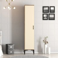 Шкаф Trendy Kumsal S Walnut/Cream 201.4x47.5x40cm GTR001710 фото №2 — интернет-магазин Desire.md