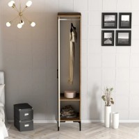 Шкаф Trendy Kumsal S Walnut/Cream 201.4x47.5x40cm GTR001710 фото №5 — интернет-магазин Desire.md