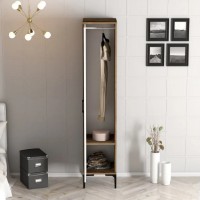 Шкаф Trendy Kumsal S Walnut/White 201.4x47.5x40cm GTR001711 фото №6 — интернет-магазин Desire.md