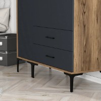 Dulap Trendy Kumsal ST Walnut/Anthracit 201.4x47.5x120cm GTR001759 imaginea #7 — magazin online Desire.md