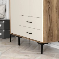Dulap Trendy Kumsal ST Walnut/Cream 201.4x47.5x120cm GTR001760 imaginea #3 — magazin online Desire.md