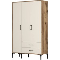 Dulap Trendy Kumsal ST Walnut/Cream 201.4x47.5x120cm GTR001760 imaginea #6 — magazin online Desire.md