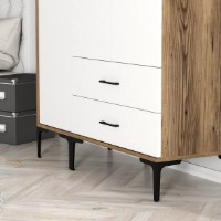 Dulap Trendy Kumsal ST Walnut/White 201.4x47.5x120cm GTR001761 imaginea #2 — magazin online Desire.md