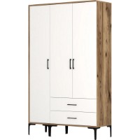 Dulap Trendy Kumsal ST Walnut/White 201.4x47.5x120cm GTR001761 imaginea #3 — magazin online Desire.md
