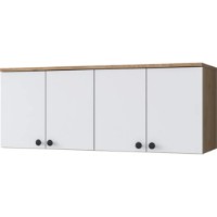 Dulap pentru perete Trendy BA120 2670 Walnut/White 120x46.8x42.5cm GTR006666 imaginea #5 — magazin online Desire.md