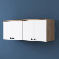 Dulap pentru perete Trendy BA120 2670 Walnut/White 120x46.8x42.5cm GTR006666