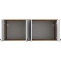 Dulap pentru perete Trendy BA120 2670 Walnut/White 120x46.8x42.5cm GTR006666 imaginea #2 — magazin online Desire.md