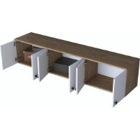 Dulap pentru perete Trendy EA103 2387 Walnut/White 179,6x43,6x37,5cm GTR006673 imaginea #3 — magazin online Desire.md