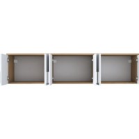 Dulap pentru perete Trendy EA114 2720 Walnut/White 180x41.4x37.5cm GTR005505 imaginea #5 — magazin online Desire.md