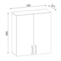 Dulap baie Trendy Benito Top White 70x80x27cm GTR005659 imaginea #5 — magazin online Desire.md