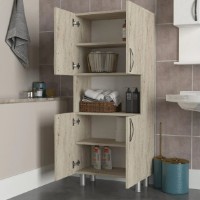 Dulap baie Trendy William Travertin 59,5x140,3x29,5cm GTR005660 imaginea #2 — magazin online Desire.md