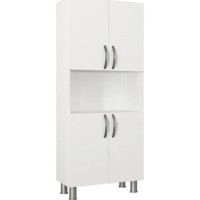 Шкаф для ванной Trendy William White 59.5x140.3x29.5cm GTR005661 фото №2 — интернет-магазин Desire.md