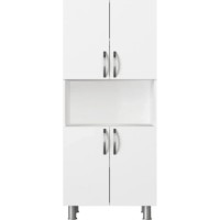 Шкаф для ванной Trendy William White 59.5x140.3x29.5cm GTR005661 фото №3 — интернет-магазин Desire.md