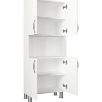 Шкаф для ванной Trendy William White 59.5x140.3x29.5cm GTR005661 фото №6 — интернет-магазин Desire.md