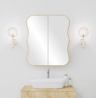 Шкаф с зеркалом Trendy Day Dream Oak 60x70x12cm GTR001920