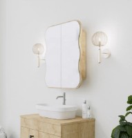 Шкаф с зеркалом Trendy Day Dream Oak 60x70x12cm GTR001920 фото №4 — интернет-магазин Desire.md