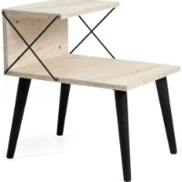 Noptieră Trendy Cross Travertin Black 50x55x40cm imaginea #6 — magazin online Desire.md