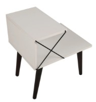 Noptieră Trendy Cruce White 50x55x40cm imaginea #5 — magazin online Desire.md