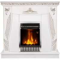 Șemineu electric Art Flame Napoli White & Gala Silver White imaginea #2 — magazin online Desire.md