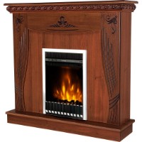 Șemineu electric Art Flame Napoli & Gala Silver Nut