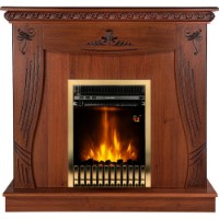 Șemineu electric Art Flame Napoli & Gala Gold Nut imaginea #3 — magazin online Desire.md