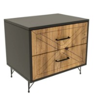 Noptieră Trendy Felicita Oak/Anthracit 50x55x40cm GTR001538 imaginea #3 — magazin online Desire.md