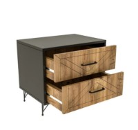 Noptieră Trendy Felicita Oak/Anthracit 50x55x40cm GTR001538 imaginea #4 — magazin online Desire.md