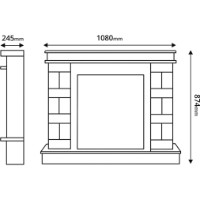 Șemineu electric Art Flame Nazarii Minii & Cris Ivory imaginea #2 — magazin online Desire.md