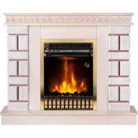 Șemineu electric Art Flame Nazarii Minii & Gala Gold Ivory imaginea #3 — magazin online Desire.md