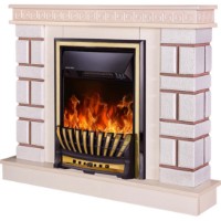 Șemineu electric Art Flame Nazarii Minii & Meridian Ivory