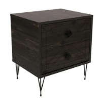 Noptieră Trendy Luna Dark Brown 50x55x40cm imaginea #4 — magazin online Desire.md