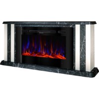 Șemineu electric Art Flame Tatlert & Adeli Dark Gray/Ivory
